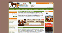Desktop Screenshot of animaroohorses.com